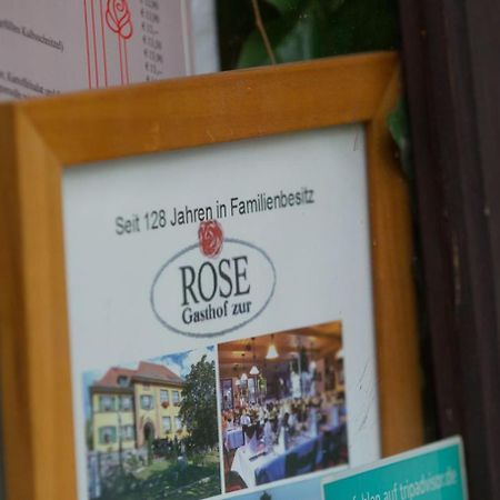 Gasthof Zur Rose Weinheim Exterior foto